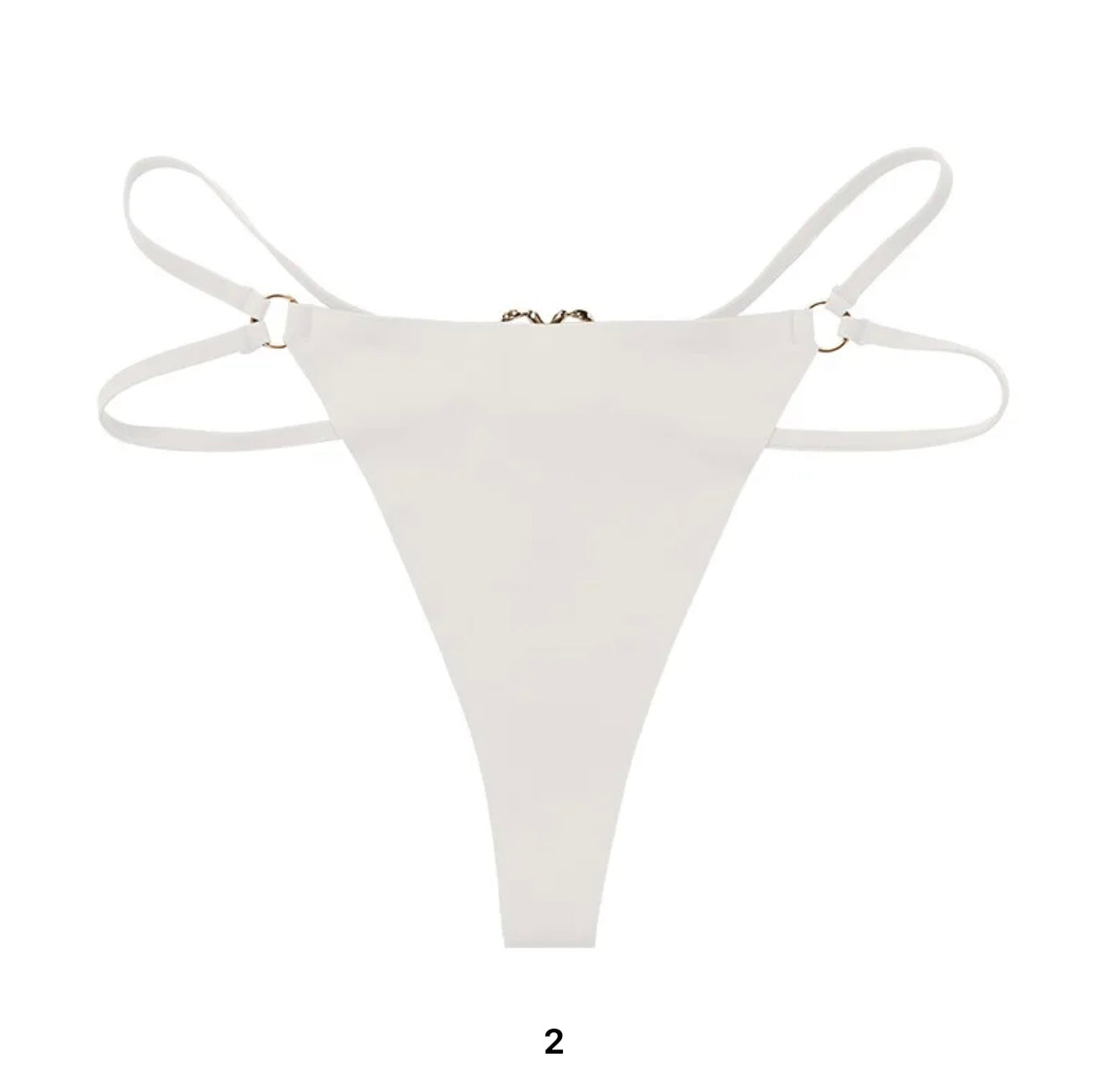 Fashionable Women's Panties With Rings