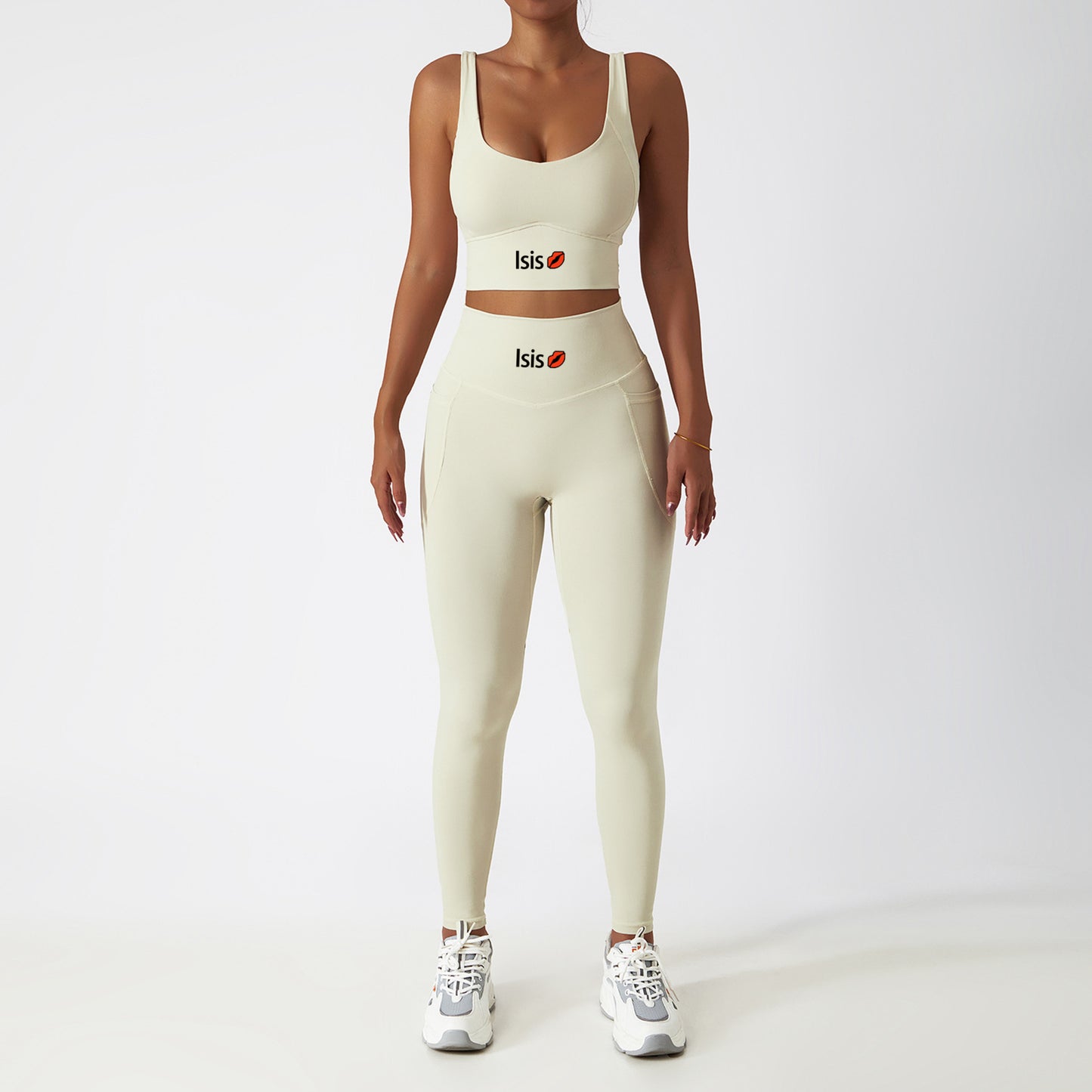 2 Piece Sports Bra & Legging Set